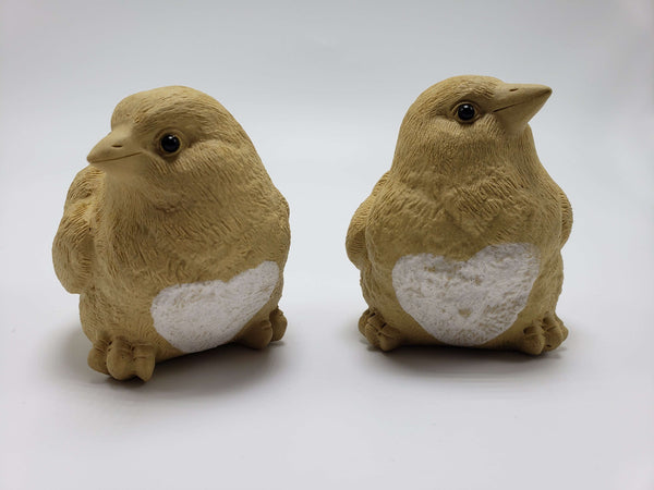 Baby Chick Clay Statue (Facing Left Shoulder) Accessories Teshuah Tea Company