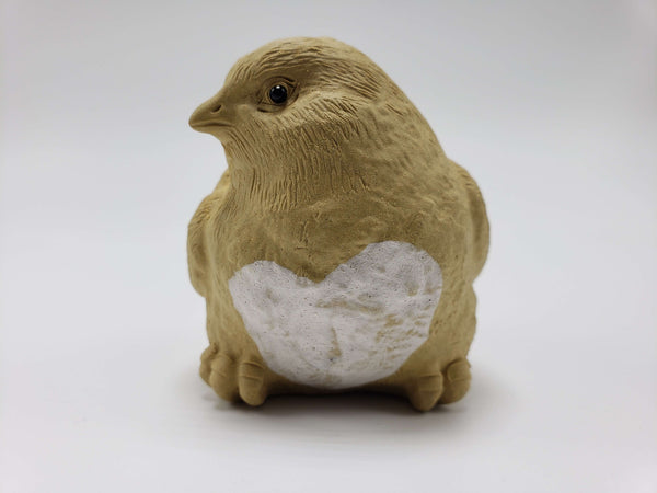 Baby Chick Clay Statue (Facing Right Shoulder) Accessories Teshuah Tea Company