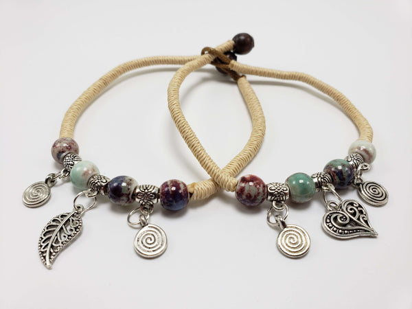 Heart Emblem Bracelet Bracelets Teshuah Tea Company 7"
