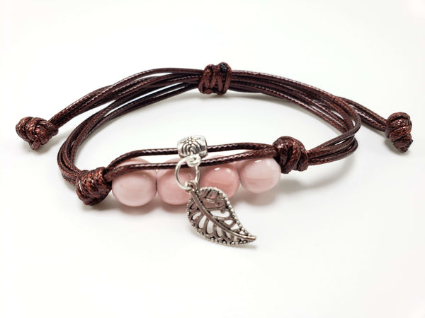 Life Divine Bracelet Bracelets Teshuah Tea Company Pink
