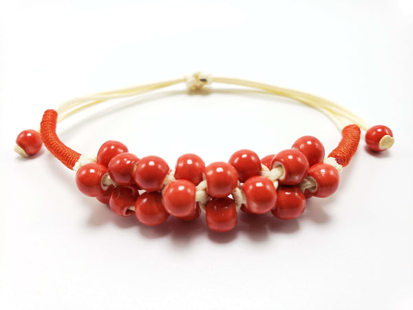 The Vine Bracelet Bracelets Teshuah Tea Company Red