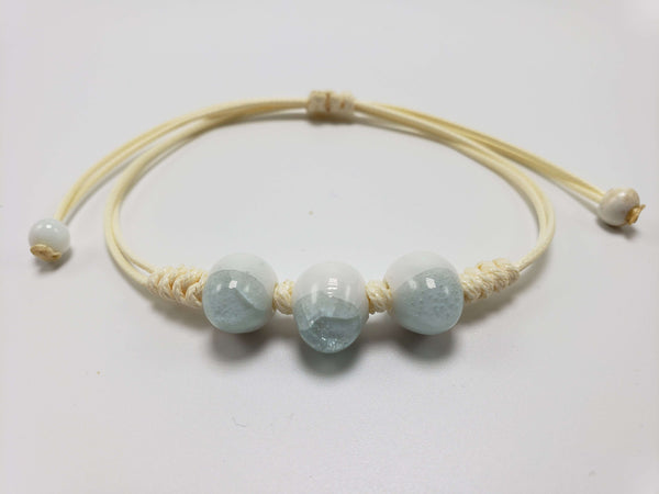 Triple Oval Bracelet Bracelets Teshuah Tea Company Aqua
