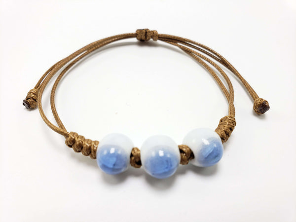 Triple Oval Bracelet Bracelets Teshuah Tea Company Blue