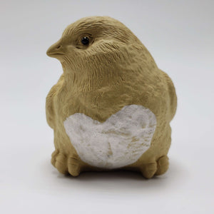 Baby Chick Clay Statue (Facing Right Shoulder) Accessories Teshuah Tea Company 